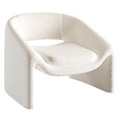 Boucle chair Castaninbaum