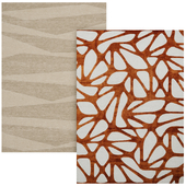 Modern Rugs LA NOMAD - Taupe and Membrane