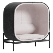 Fiberglass Capsule Lounge Chair