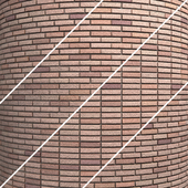 Brick texture light brown 4k pbr 020