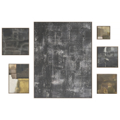 Abstract Painting Frame Set 05