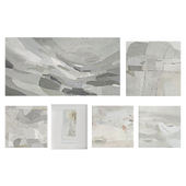 Abstract Painting Frame Set 07
