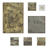 Abstract Painting mini Frame Set 14