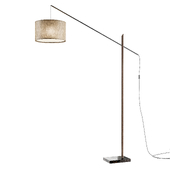 Cornelius Wood Arc Sectional Floor Lamp (85) (Potterybarn)