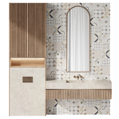 Bathroom Furniture with Moroccan Tiles