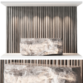 Reception desk natural rock 6