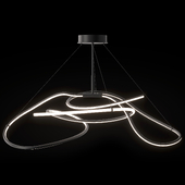 Ghost Chandelier Mini - Burned Black by 101 Copenhagen
