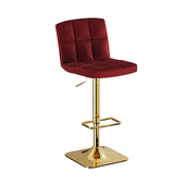 Bar stool Goldie, velour, metal (Homi)