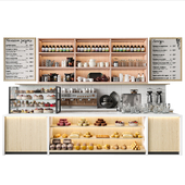Design of a coffee shop in a shopping mall