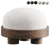 Minimalist Ottoman Wood Green Gray 4 Styles Available