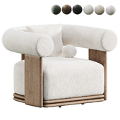 Bondi Teak Swivel Lounge Chair