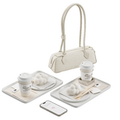 Decorative set/ coffee and dessert