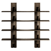Mokko Galea Wood Bookcase