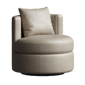 Balboa Leather Swivel Chair