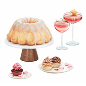 Bundt Cake Valentine Dessert