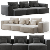 Cielo Sectional Sofa Ivory