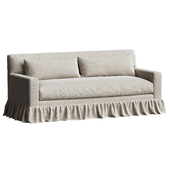 Shabby Chic Dust Ruffle Sofa