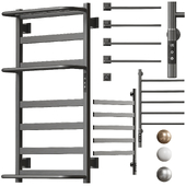 Electric heated towel rail