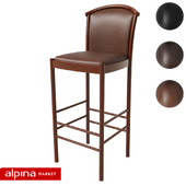 Wooden bar stool Anna