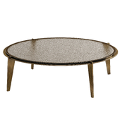 Joy (117), coffee table with textured glass