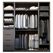 Wardrobe with filling 2
