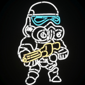 neon set 17 stormtrooper
