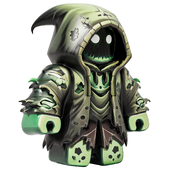 green hooded character TOY
