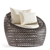 Mason Wicker Cocoon Chair