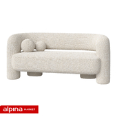 ZAMPA three-seater sofa