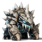 Rock monster character TOY