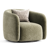 Fresno Leather Swivel Chair