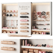 Fitness equipment from the Bala brand for yoga and pilates classes