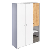 Wardrobe 3-door combined Anri