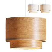 H&M Fabric and Metal Pendant Lamp