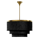 Lamp shade made of threads 2