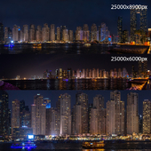 Evening panoramas of Abu Dhabi v2