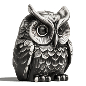 Owl sculpture
