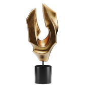 Decorative abstract sculpture