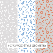 Creativille | Wallpapers | 0773 WOZ-style Geometry