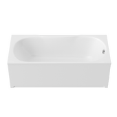 OM Acrylic bathtub STWORKI Halmstad 170x75 cm, with legs