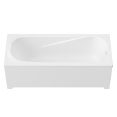 OM Bathtub made of artificial stone STWORKI Westfall 170x70 cm, with legs