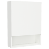OM Cabinet DIWO Tula 60 wall-mounted 600x800x180 mm with open shelf universal, white