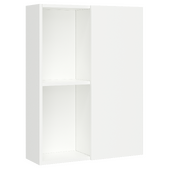 OM Cabinet DIWO Tula 60 wall-mounted with open niche 600x800x200 mm universal, white