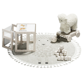 Children's set with Montessori furniture