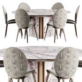 Visionnaire | Kerwan Table and Astrid Chair Set