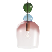 Small Murano pendant lamp