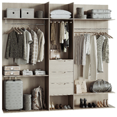 Clothing, shoes and accessories for wardrobe or shop 02