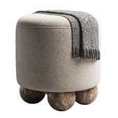 Soft Lino Pouf