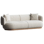 AS02 Sofa 3 seater Keyaki Brown Vidar 222 Karimoku Case