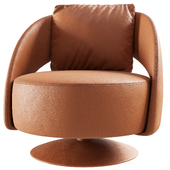 Rivolta Selena swivel armchair
